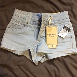 High waisted shorts